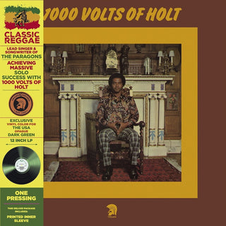 the album cover for John Holt - 1000 Volts Of Holt - Green [Colored Vinyl] [Deluxe] (Grn)