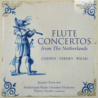 the album cover for Jacques Zoon - Flute Cons From The Netherlands - Coenen Wilms Ver