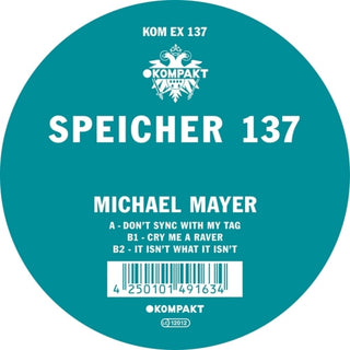 the album cover for Michael Mayer - Speicher 137 (Ep)