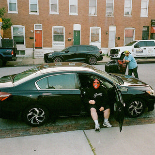 the album cover for John Wells - I don't wanna die (Pt. 1 & 2) [Translucent Red]