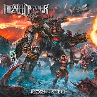the album cover for Death Dealer - Reign Of Steel (Gate) [Limited Edition]