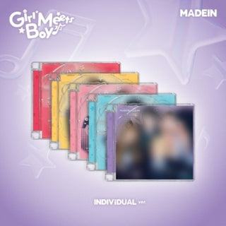 the album cover for MadeIN - Girl Meets Boy - Random Version (Asia)