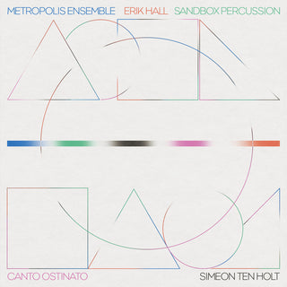 the album cover for Metropolis Ensemble - Canto Ostinato