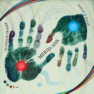 the album cover for Alasdair Fraser  / Haas,Natalie - Meridians