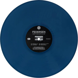 the album cover for Federsen - Deep Sequence (Blue) [Colored Vinyl] (Ep)