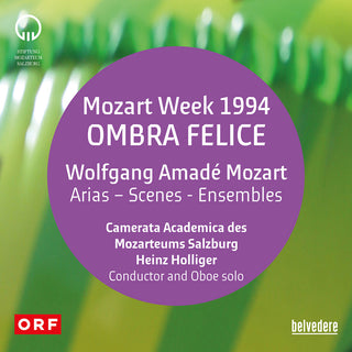 the album cover for Camerata Salzburg - Mozart Week 1994