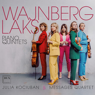 the album cover for Julia Kociuban - Weinberg & Laks: Pno Quintets