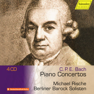 the album cover for Michael Rische - C.P.E. Bach: Pno Cons - Michael Rische