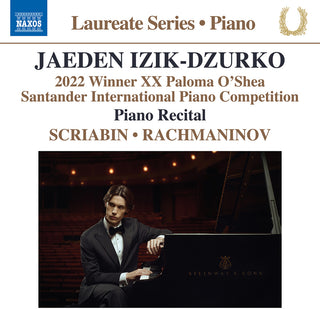 the album cover for Izik-Jaeden Dzurko - Jaeden Izik-Dzurko - Pno Recital
