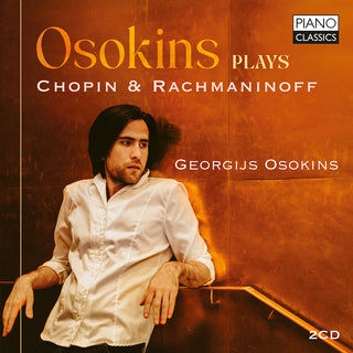 the album cover for Georgijs Osokins - Osokins Plays Chopin & Rachmaninoff