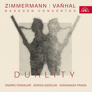 the album cover for Ondrej Sindelar - Duality - Zimmermann & Vanhal: Bassoon Cons