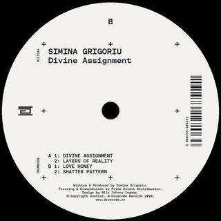 the album cover for Simina Grigoriu - Divine Assignment