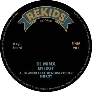 the album cover for DJ Minx - Energy