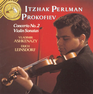 the album cover for Prokofiev / Perlman / Leinsdorf / Bso - Concerto 2 / Violin Sonatas