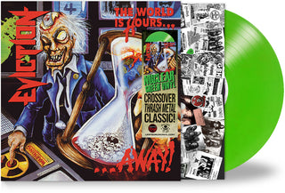 the album cover for Eviction - World Is Hours Away - Green [Colored Vinyl] (Grn) [Limited Edition]