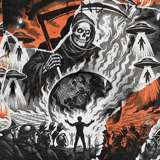 the album cover for Atreyu - End Is Not The End - Orange [Colored Vinyl] (Org)