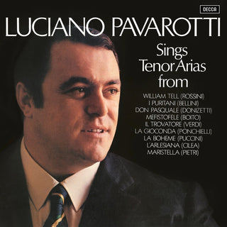 the album cover for Luciano Pavarotti - Sings Tenor Arias From Italian Opera