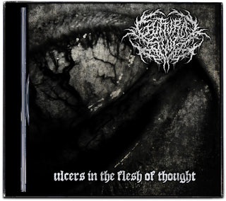the album cover for Guttural Slug - Ulcers In The Flesh Of Thought (Jewl)