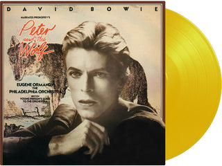the album cover for David Bowie - Narrates Prokofiev's Peter & The Wolf [Colored Vinyl] [Limited Edition]