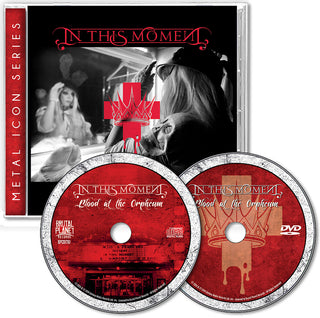 the album cover for In This Moment - Blood At The Orpheum-Live (W/Dvd) [Limited Edition]