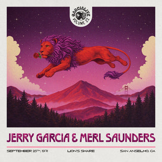 the album cover for Jerry Garcia  / Saunders,Merl - Garcialive Volume 22: September 25th, 1971 [Digipak]