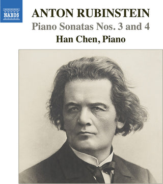 the album cover for Han Chen - Rubinstein: Pno Sons Nos. 3-4