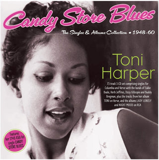 the album cover for Toni Harper - Candy Store Blues: The Singles & Albums Collection
