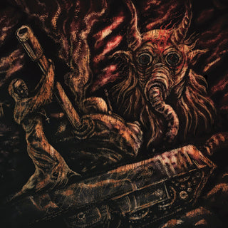 the album cover for Pig's Blood - Destroying The Spirit