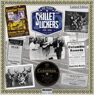 the album cover for Skillet Lickers - 100 Years: 1926-2026 (Blue) [Colored Vinyl] [Limited Edition]