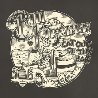 the album cover for Bill Kirchen - Cat Out Of The Bag