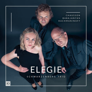 the album cover for Schwarzenberg - Elegie: Chausson Babajanyan Rachmaninoff