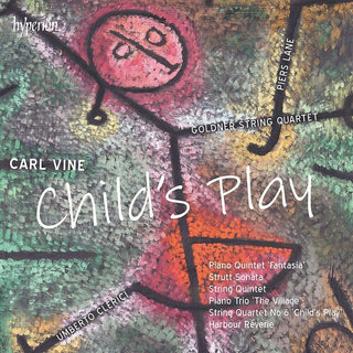 the album cover for Goldner String / Piers Lane - Vine: Child's Play, Piano Quintet & Other Chamber