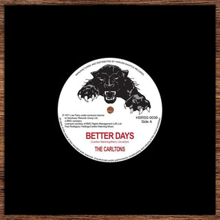 the album cover for Carltons / Lee Perry - Better Days / Station Underground News [Reissue]