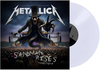 the album cover for Metallica - Sandman Rises [Indie Exclusive] [Colored Vinyl] [Limited Edition] [Indie Exclusive]