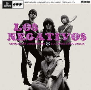 the album cover for Negativos - Graduado En Underground / Club Del Cerdo Violeta