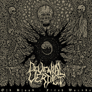 the album cover for Devenial Verdict - Old Blood: Fresh Wounds