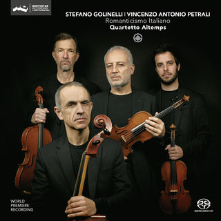 the album cover for Quartetto Altemps - Romanticismo Italiano (Sacd)
