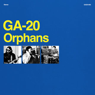 the album cover for GA-20 - Orphans - Yellow/Orange/Blue (Blue) [Colored Vinyl] (Org)