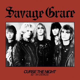 the album cover for Savage Grace - Curse The Night (82-84 Demos)
