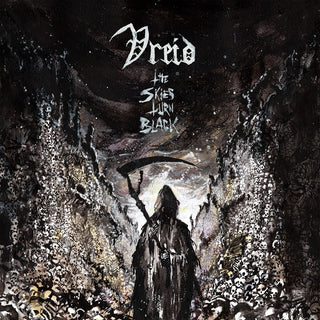 the album cover for Vreid - Skies Turn Black [Colored Vinyl] (Spla)
