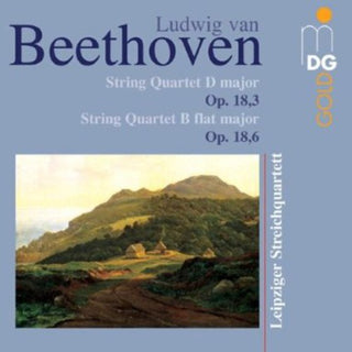 the album cover for L.V. Beethoven - String Quartets 3 & 6 Op 18