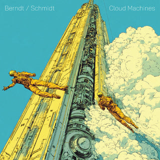 the album cover for Martin Schmidt & John Berndt - Cloud Machines [Indie Exclusive Egg Yolk]