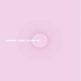 the album cover for Jetenderpaul - Presents The Modal Lines - Pink Splatter [Colored Vinyl]
