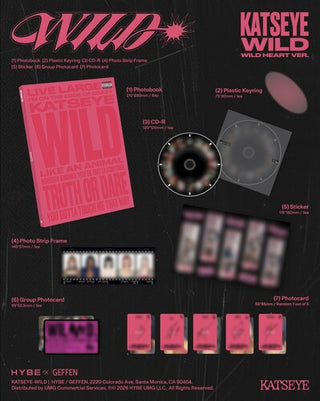 Katseye- WILD [Wild Heart Ver.] (CD)