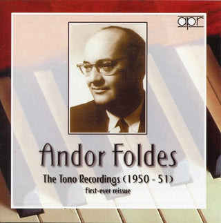 the album cover for ANDOR FOLDES - 1950-51 Tono Recordings
