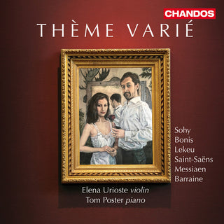 the album cover for Elena Urioste - Theme Varie