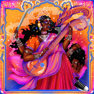 the album cover for Kulfi Girls - Divinity/melting (2lp)