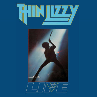 the album cover for Thin Lizzy - Life Live Double Album (aqua Turquoise Vinyl/limited Edition/2-12 Inch)