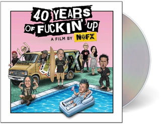 the album cover for NOFX / Fat Mike - 40 Years of Fuckin' Up: Soundtrack + Score 