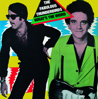 the album cover for Fabulous Thunderbirds - What's the Word? (blue Vinyl)